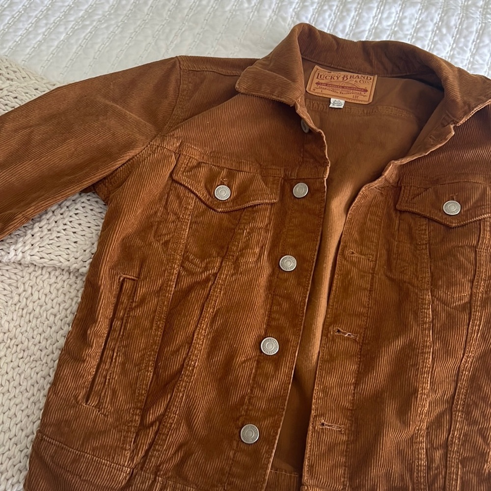Caramel Corduroy Lucky Brand Jacket